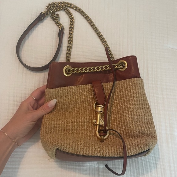 Rebecca Minkoff Bags 98 Rebecca Minkoff Edie Straw Bucket Bag